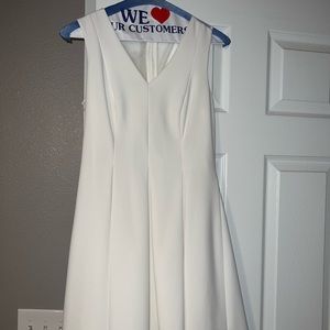 Calvin Klein white midi dress